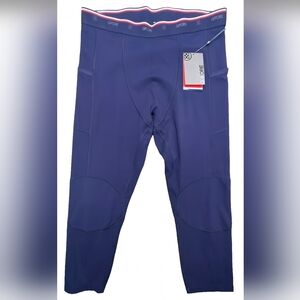 ✨New G/FORE Jogger Mens Sz L Operative Blue Vented Logo Nylon Fitness Golf $155